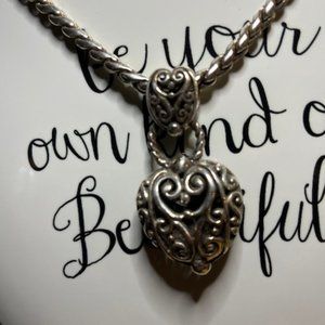 Brighton Bibi Heart necklace with tin